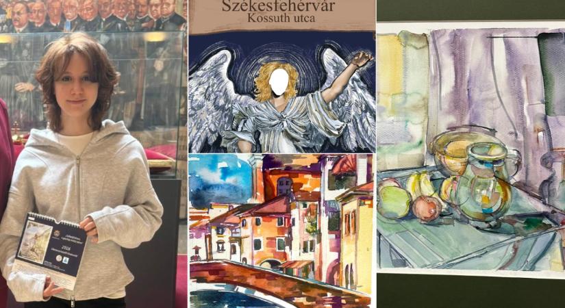 „A belső varázsvilágomban lenni öröm” – már most sorban állnak a 15 éves székesfehérvári lány képeiért