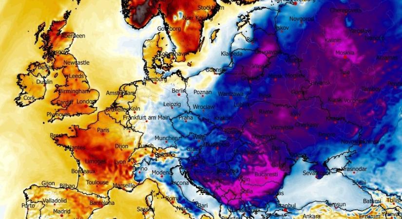 Térképeken mutatjuk, mikor váltja fel a sarkvidéki hideget az afrikai meleg felettünk