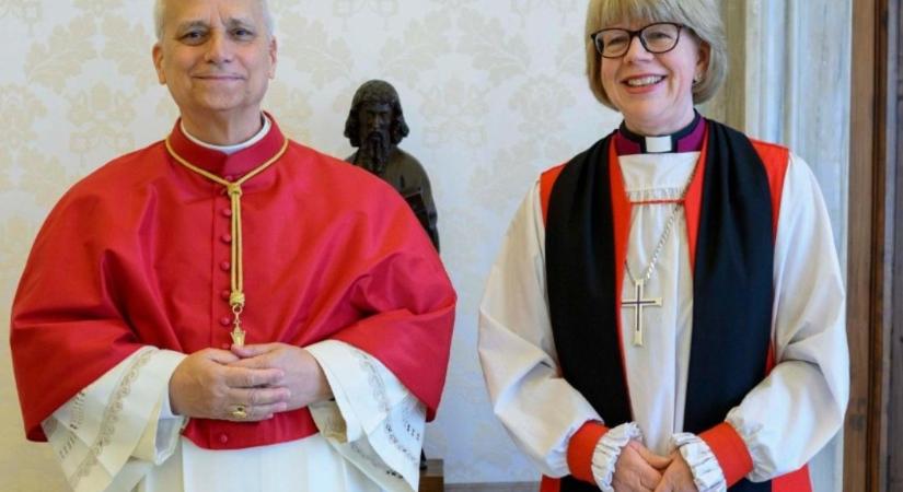 Canterbury érsekét fogadta XIV. Leó pápa