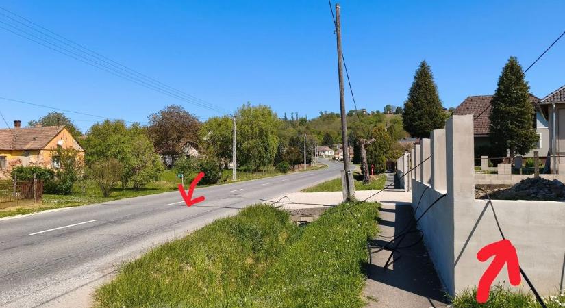 A polgármester is jelezte – balesetveszélyes helyzet alakult ki a zalai településen