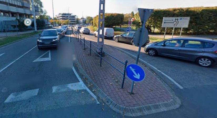 Baleset Debrecenben, a délutáni csúcsban