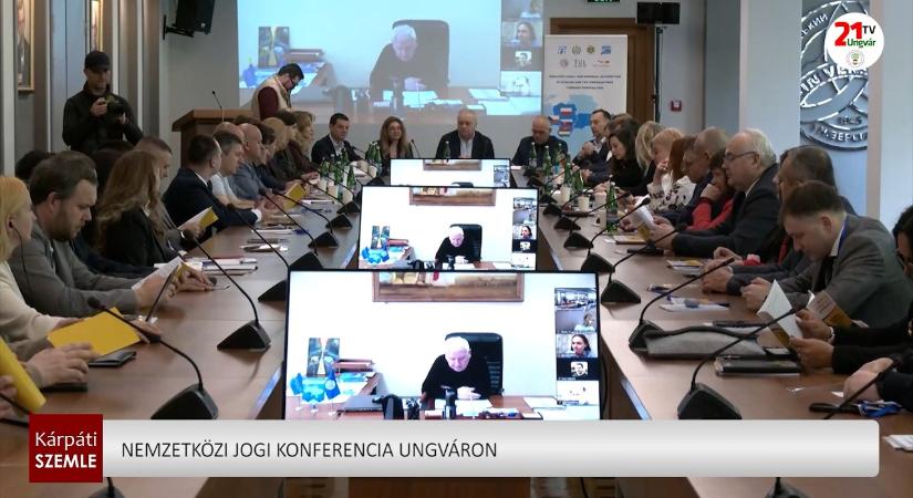 Nemzetközi jogi konferencia Ungváron (videó)