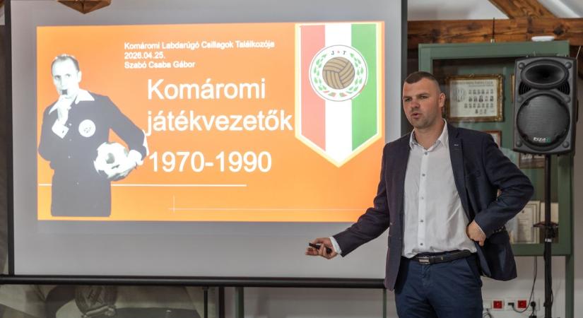 Előadás a komáromi futball kevésbé ismert szereplőiről – középpontban a játékvezetők