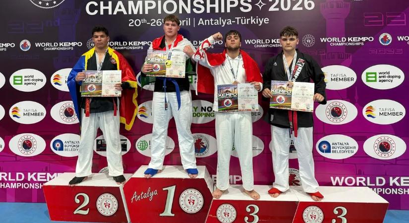 Hat aranyérmet szerzetek a magyarok a kempo-világbajnokságon
