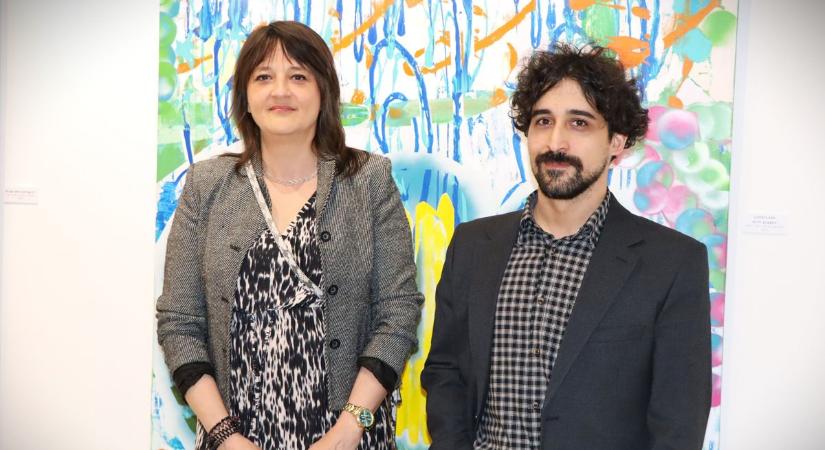 A színek nyelvén szól hozzánk a Münchenben tanult zalai művész, aki szülővárosában mutatkozik be (galéria)