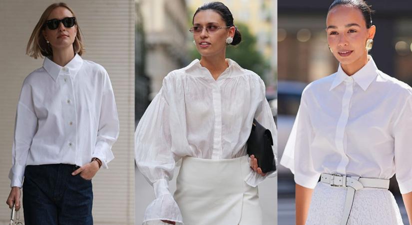 A fehér ing a tavasz sztárja – 2026-ban a különleges fazonok hódítanak