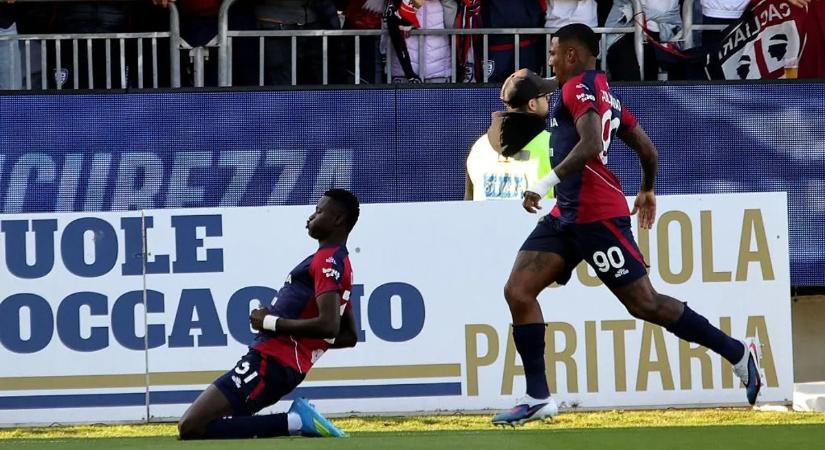 Felállt kétgólos hátrányból, de mégis pont nélkül távozott Cagliariból az Atalanta