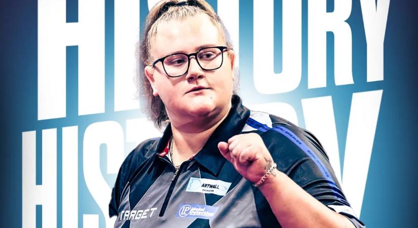 Darts: Beau Greaves ismét történelmet írt, első nőként nyert PDC-versenyt