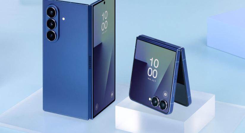 Összehasonlító képeken a Samsung Galaxy Z Fold 8, a Galaxy Z Fold 8 Wide és a Galaxy Z Flip 8 méretei