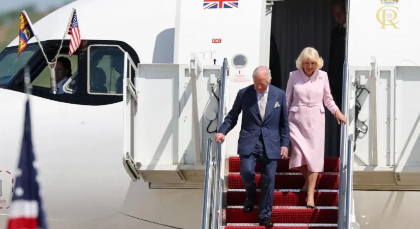 III. Károly és Kamilla királyné megérkeztek az Egyesült Államokba