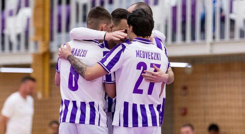 Gálázva nyert, vezeti a tabellát az Újpest a futsal NB I rájátszásában
