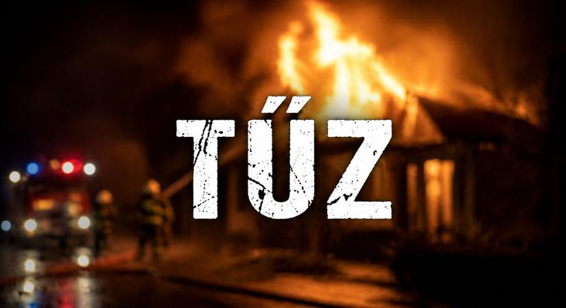 Nyári konyha égett Tiszabercelen