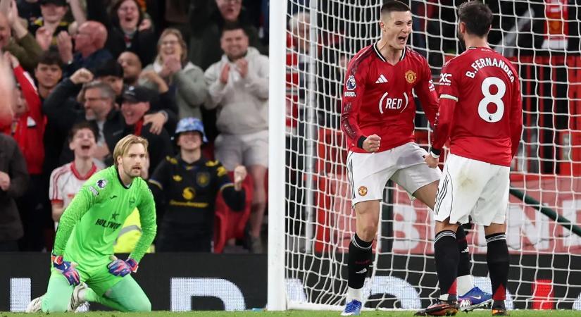 Nehéz mérkőzésen aratott győzelemmel a BL-kvalifikáció kapujában a Manchester United