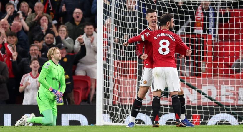 Bruno Fernandes beérte Cristiano Ronaldót Manchesterben