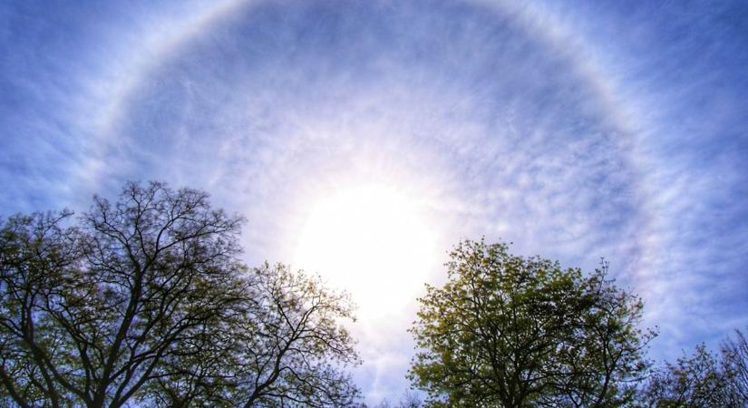 Lenyűgöző! Légköroptikai jelenség bukkant fel a Szigetköz felett! - fotók