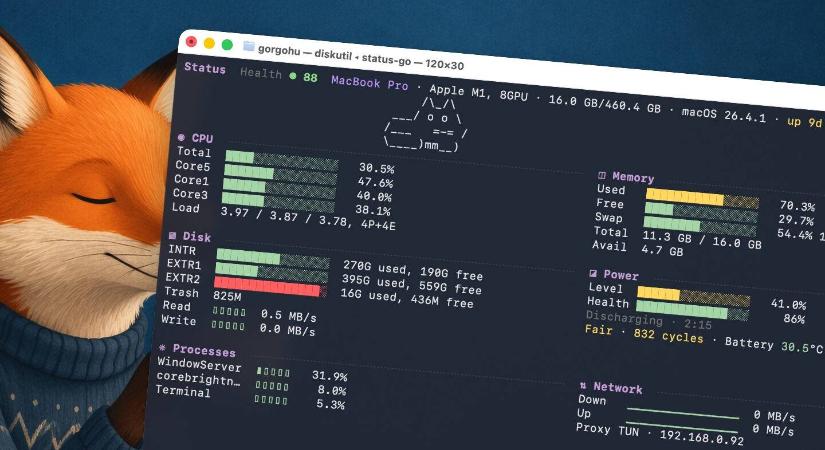 Ingyenes macOS karbantartás Terminalból, hihetetlenül egyszerűen és hatékonyan