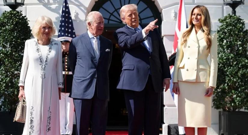 Donald Trump megszegte a királyi protokollt — Károly király reakciója mindenkit meglepett
