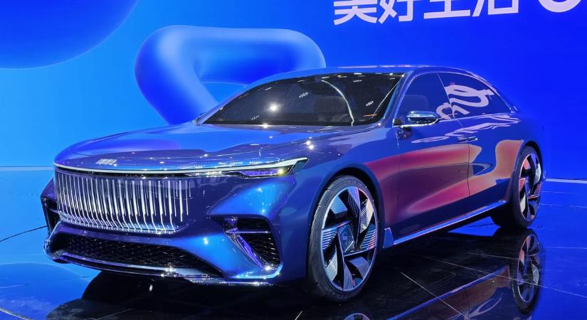Kínában leesett az állunk a Geely vadonatúj luxusszedánja láttán