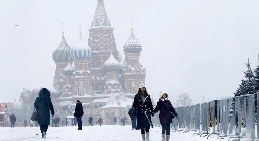 Régen látott április havazás okozott káoszt Moszkva környékén