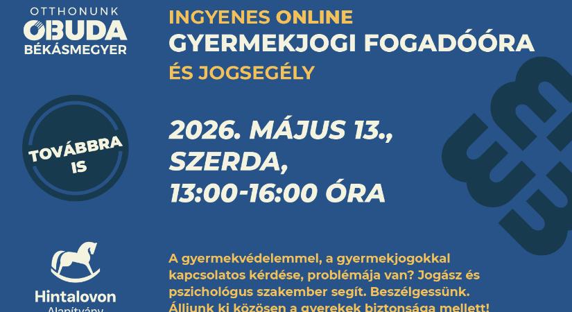 Ingyenes gyermekjogi fogadóóra a harmadik kerületiek részére – májusban online!