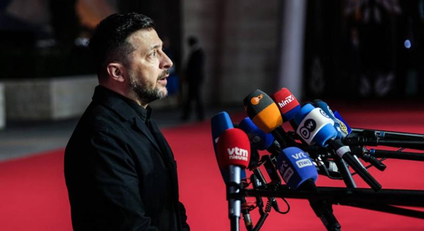 A háború békés rendezésének részeként tekint Ukrajna uniós csatlakozására Volodimir Zelenszkij