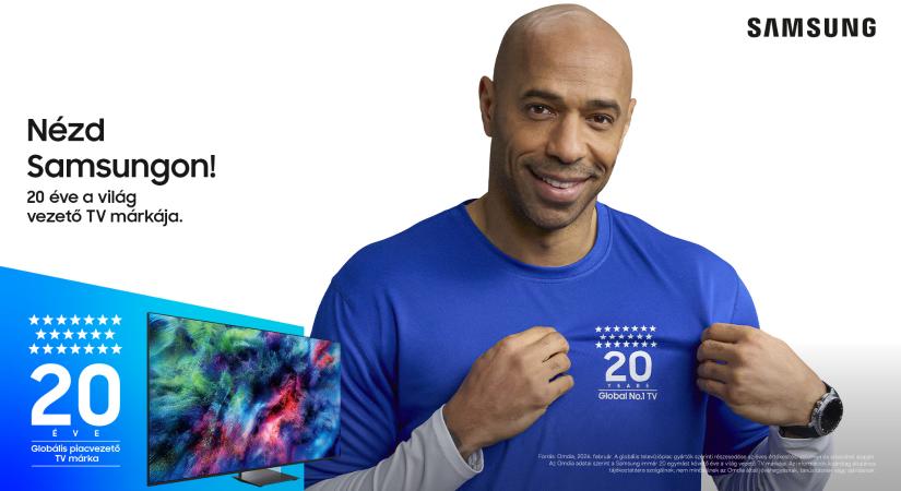 Thierry Henryval fut a Samsung európai kampánya