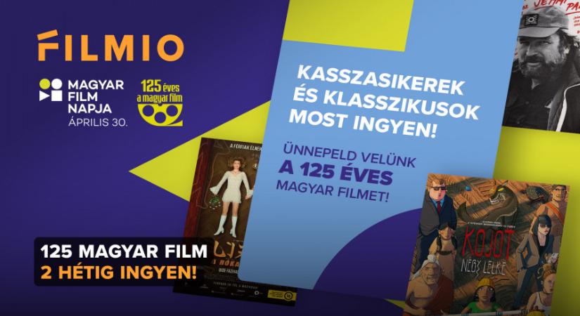 Ingyen filmekkel ünnepel a FILMIO