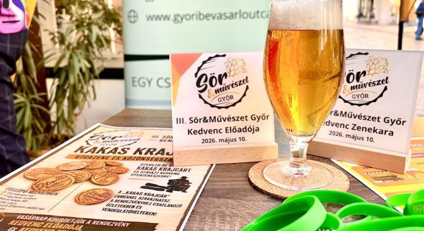 Sör, zene és közösség: jön a III. Sör & Művészet Győr Fesztivál