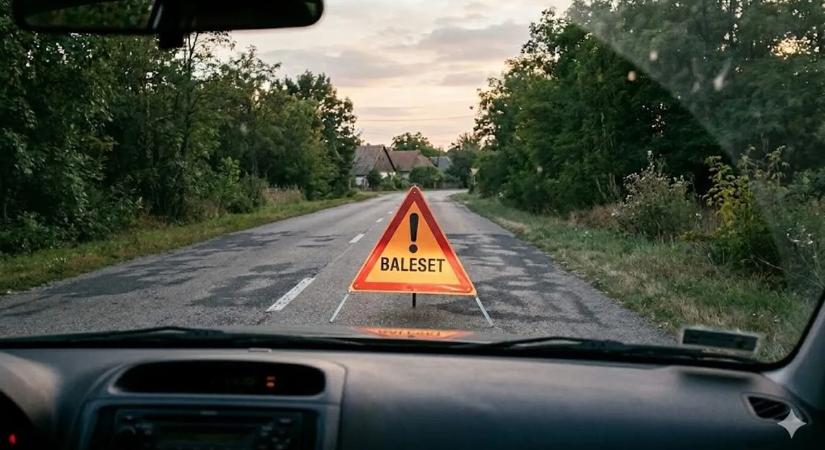 Durva baleset a 8-as főúton, nagy erőkkel vonultak ki a mentők