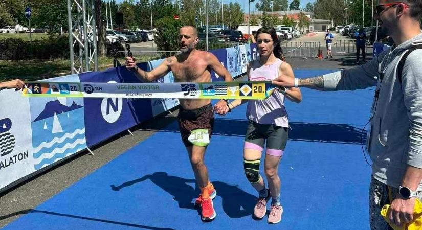 Vegánként futotta le a 209 kilométert – sokaknak üzent a szekszárdi futó