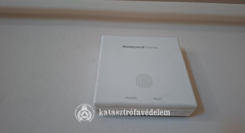 Életet mentett a szén-monoxid-érzékelő Szajolban