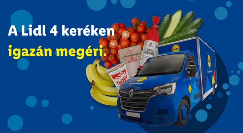 Figyelem, kistelepülések: ismét útra kel a Lidl mozgóboltja!