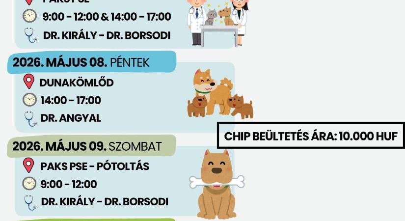 Íme a 2026. évi eboltás ütemterve