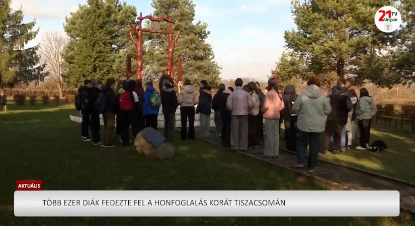 Aktuális (2026.04.28) Több ezer diák fedezte fel a honfoglalás korát Tiszacsomán (videó)