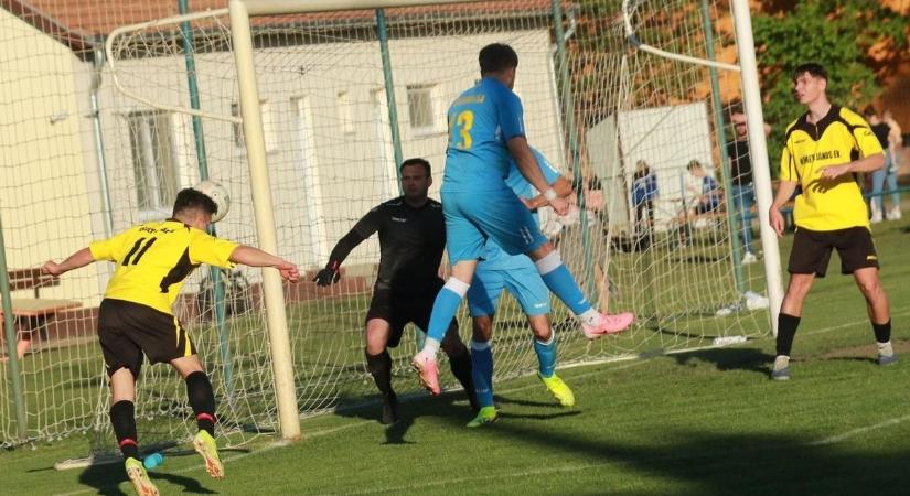 Döntetlen lett a Csólyospálos-Kiskunmajsa örökrangadó