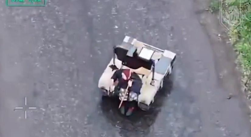 Videó: robottal mentettek meg egy ukrán nyugdíjast az oroszok támadása elől