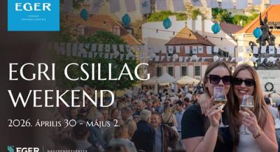 Egri Csillag Weekend, 2026. április 30. – május 2.
