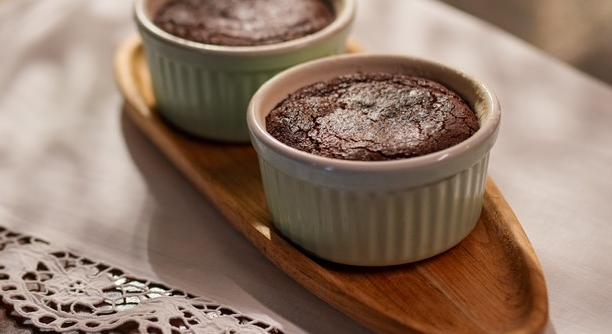 Kakaós sült puding