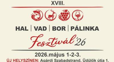 Velencei-tavi Hal-, Vad-, Bor- és Pálinkafesztivál, 2026. május 1-3.