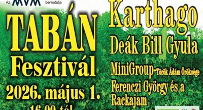 Tabán Fesztivál, 2026. május 1.