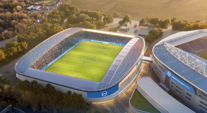 Brightonban lesz Európa első, csak a női focinak épített stadionját