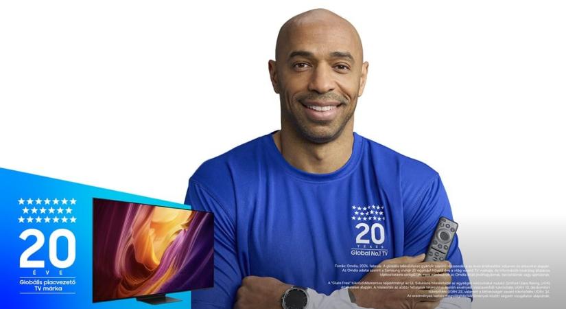 A SAMSUNG THIERRY HENRYVAL ÜNNEPEL