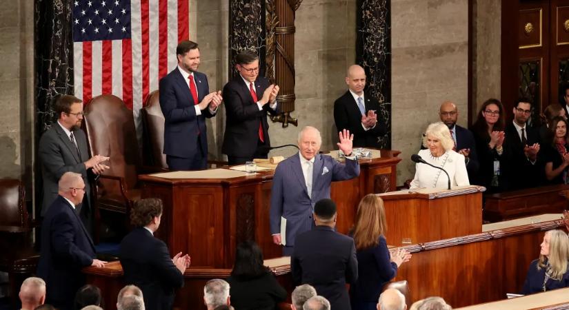 III. Károly az Egyesült Államok és Nagy-Britannia erős szövetségéről beszélt Washingtonban