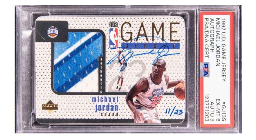 Ez a mezdarabos ritkaság a Jordan-kártyák új királya