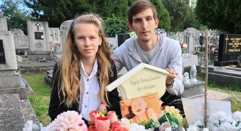 Végtelen emberi lelketlenség: meggyalázták egy édesapa és a kisfia sírját Tatabányán