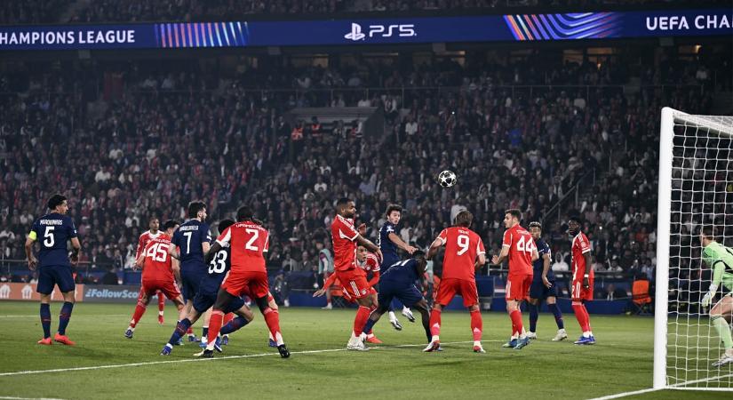 Gólzáporos meccsen szerzett egygólos előnyt a PSG a Bayern ellen
