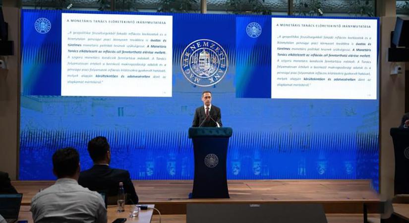 Kamatdöntés: egyhangúlag döntött a monetáris tanács az alapkamat szinten tartásáról