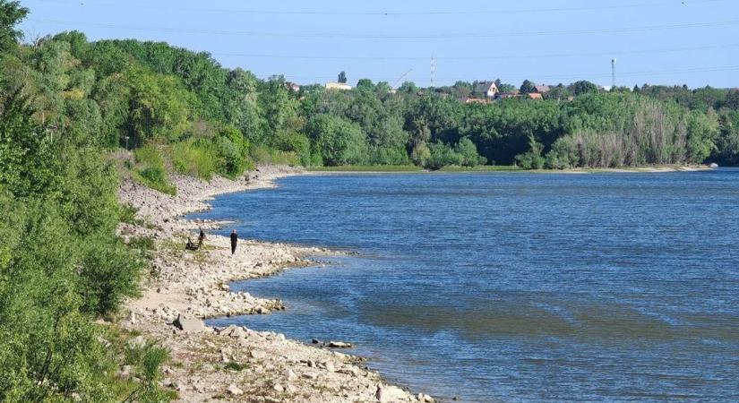 Megdöbbentő, milyen alacsony a Duna vízszintje a Fejér megyei szakaszán
