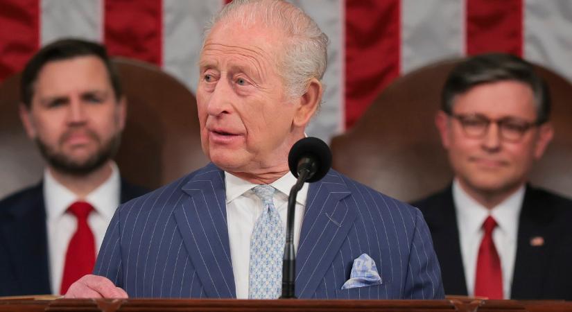 Nyugati összefogást és Ukrajna töretlen támogatását sürgette III. Károly az amerikai Kongresszus előtt