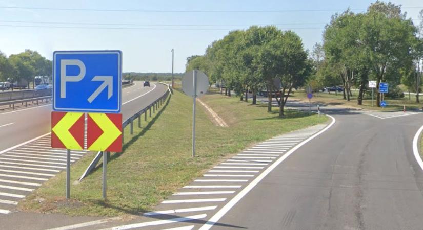 M3: felborult egy kamion Polgárnál